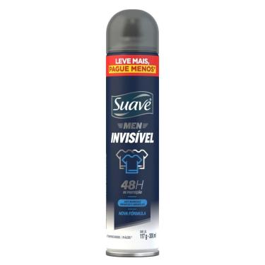 Imagem de Desodorante Aerosol Suave Invisível 48 Horas de Proteção 200ml