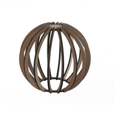 Imagem de Luminária Teto Tipo Pendente Jabulani Mdf - Completa Cor: Mdf Cru