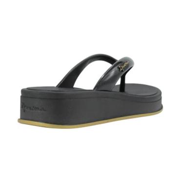 Imagem de Sandalia ipanema flatform glow up 27417, Preto, Preto, Dourado, 37