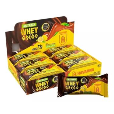 Imagem de Combo 12 Barras Whey Grego Havanna Doce de Leite e Limão Siciliano 40G