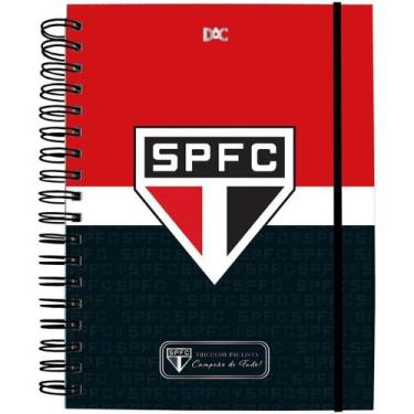 Imagem de Caderno 01X1 Capa Dura São Paulo SMART 80 Folhas com Elástico - DAC