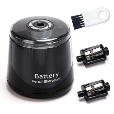 Imagem de Apontador de lápis automático de alta velocidade, portátil e alimentado por bateria, perfeito para crianças, estudantes e uso pessoal em casa, escola ou escritório JinZeFa