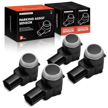 Imagem de A-Premium Sensor de assistência de estacionamento de reserva reversa de 4 peças compatível com modelos Maserati - Ghibli 2014-2022, Levante 2017-2023, Quattroporte 2014-2022