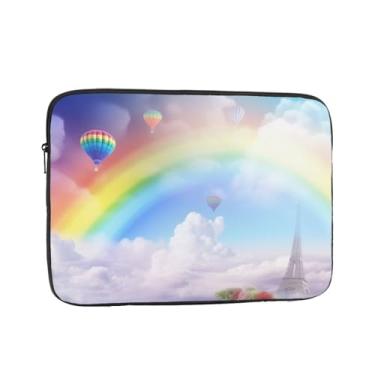 Imagem de Capa para laptop Dreamy Rainbow Bolsa de transporte para computador 17 polegadas Capa protetora para notebook