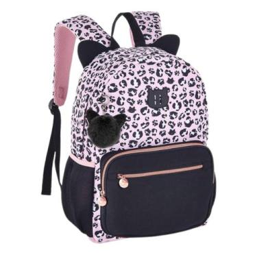 Imagem de Mochila de Costas Gatinho com Pompom Juvenil - Clio