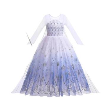 Imagem de Vestidos de Festa Frozen 2 - Anna e Elsa para Meninas - Halloween, 2 t