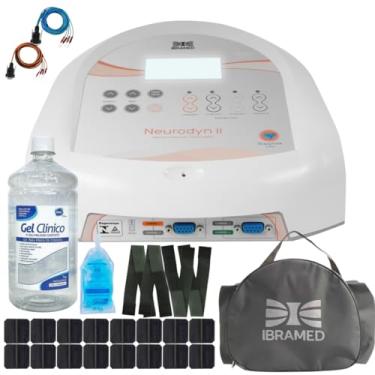 Imagem de Neurodyn II, Estimulador com 16 Eletrodos 5x5cm, 4 Faixas Elásticas 60cm, Kit Completo IBRAMED