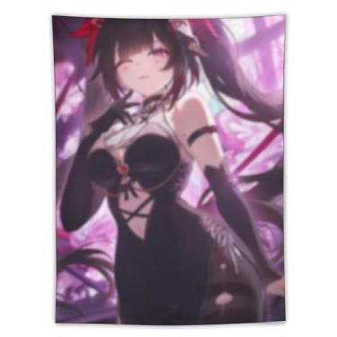 Imagem de LIEGBMEU Tapeçaria Sexy Hot Anime Girl 152.4 cmx203.2 cm Wall Quilt Art Whimsical Tapestry DecorationAF199