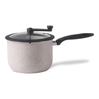 Imagem de Pipoqueira Brinox Ceramic Life Pic Poc 22x15,5cm 5,5l Tampa Com Vidro 