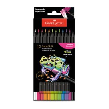 Imagem de Lápis De Cor, Faber-Castell, Ecolápis Supersoft, 210744, 12 cores Neon