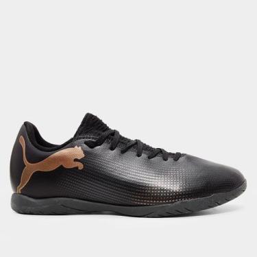 Imagem de Chuteira Futsal Puma Future 7 Play Unissex, Preto, 43