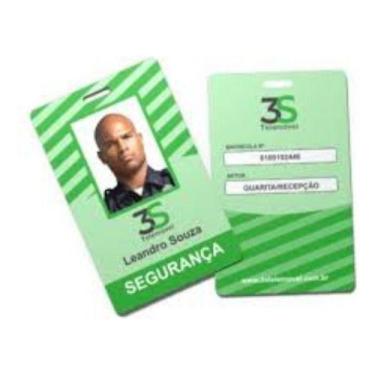 Imagem de Crachá PVC Personalizado - Frente e Verso - 3 Unidades - Papermix