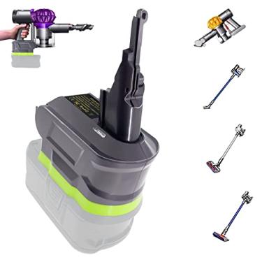 Imagem de URUN Adaptador 2 em 1 V7/8 para Ryobi Bateria de Lítio 18V Converter para Dyson V7/8 Bateria de Aspirador Portátil Compatível com V7/8 Animal V7/8 Absolute V7/8 Motorhead Pro V7/8