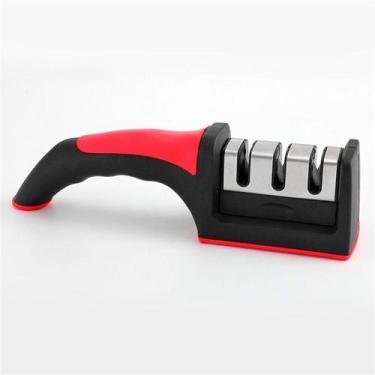 Imagem de Amolador Afiador Com Suporte 3 Em 1 Facas E - Relet