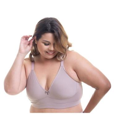 Imagem de Sutiã Plus Size Sem Aro E Sem Bojo Reforçado Até TAM 60 - 1068 - Vislu