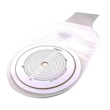 Imagem de Bolsa de Colostomia Karaya Recortável Transparente (CASEX) - 10 Unidad