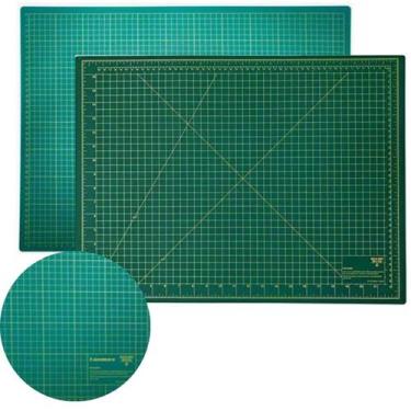 Imagem de Base De Corte A2 60x45 Dupla Face Patchwork Artesanato Cores - Lanmax,