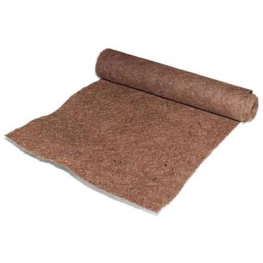 Imagem de Kit C/2 Manta Fibra De Coco Calandrada 1Mx1Mx4Mm - Cq