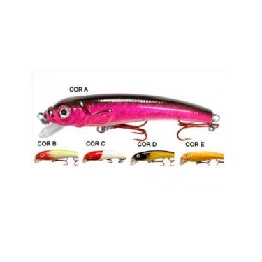 Imagem de Isca Artificial Traíra / Robalo 9,8cm Meia-Água LQ-4006 - Albatroz, Ta