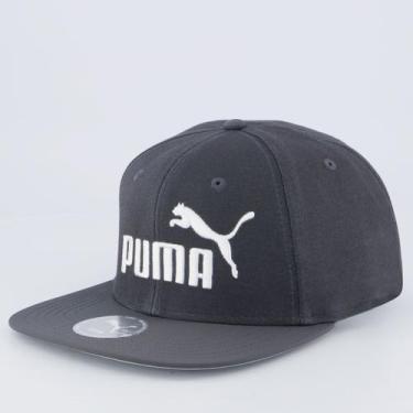 Imagem de Boné Puma Flat Brim Cinza, Único