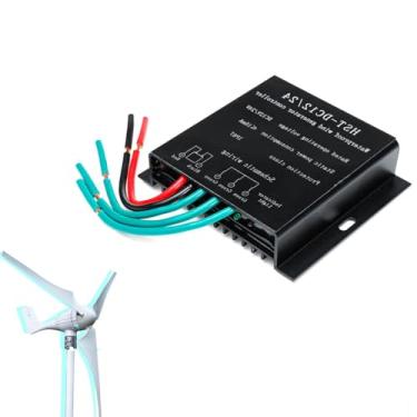 Imagem de 48V,10A-40A 12V/24V 48V IP67 impermeável MPPT controlador de carregamento, 12000W turbina eólica MPPT controlador de carga (preto)