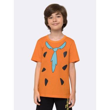 Imagem de Pijama Manga Curta Infantil Masculino Flintstones Bedrock Vibes - Vegg