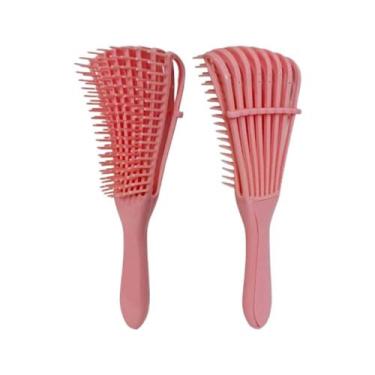 Imagem de Escova Polvo para Cabelo  Beauty Femi, Rosa