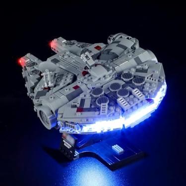 Imagem de GEAMENT Ver.2024 LED Light Kit Compatible with Lego 75375 Millennium Falcon Building Model (Model Set Not Included)