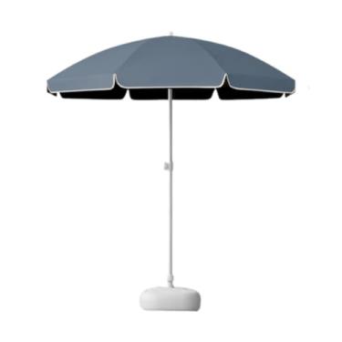 Imagem de Whtkoph Guarda-sol de Praia, Guarda-sol de Pátio, Proteção Solar Multifuncional, Toldo Externo, para Camping, Pátio, Viagens, Azul escuro, Tamanho real