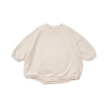 Imagem de Macacão de Natal em Moletom para Bebê - Roupa de Inverno para Meninas 