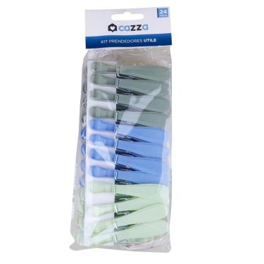 Imagem de Conjunto 24 Pregadores Plásticos Utile Cazza