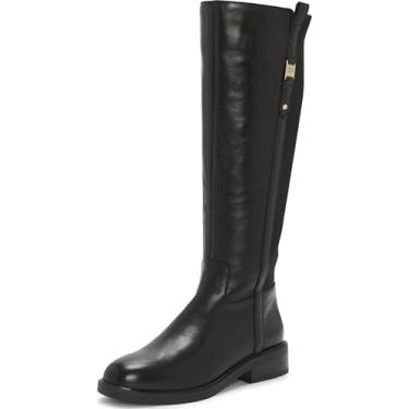 Imagem de Vince Camuto Bota de cano alto feminina Annora, Couro preto, 42