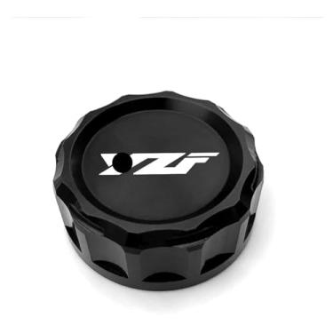 Imagem de Acessórios de motocicleta CNC tampa do reservatório de fluido de freio traseiro compatível com Y&AMAHA YZF R125 R7 R6 R1 R3 YZF-R125 YZF-R7 YZF-R3 (preto)