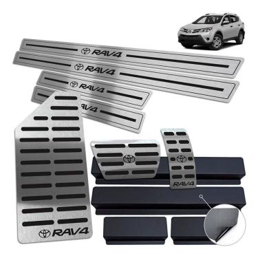 Imagem de Soleira Pedaleira Descanso Rav4 2001 A 2012 Preto Baixo R.