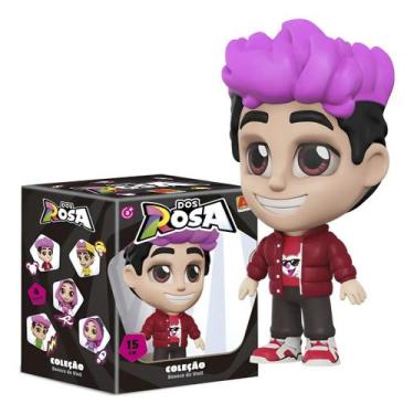 Imagem de Boneco Infantil Vinil 15cm Dos Rosa - Robson - Algazarra