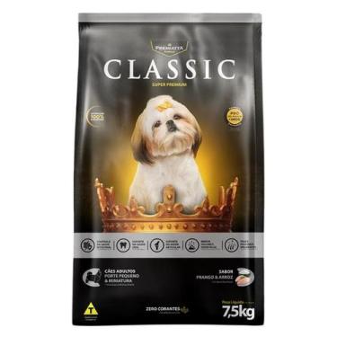 Imagem de Ração Premiatta Classic Frango e Arroz Cães Adultos Raça Mini e Pequen