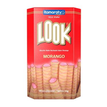 Imagem de Stick Wafer Biscoito Itamaraty Sabor Morango 55g