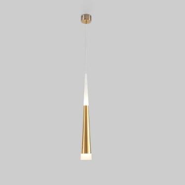 Imagem de Lustre nórdico clássico pendente luz tubo longo pendurado teto lâmpada acrílico preto moderno droplight linear cromo foyer lustre para escada cabeceira quarto corredor, ouro branco luz