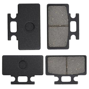 Imagem de Mokuo Pastilhas de freio de motocicleta em material metálico compatível com GY6 chinês 50cc 150cc motor scooter ciclomotores Taotao