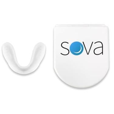 Imagem de SOVA Night guard, Protetor Bucal noturno placa bruxismo SOVA Infantil (Branco)