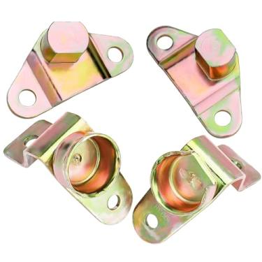 Imagem de IRONTEK Kit de dobradiça de porta traseira compatível com 1999-2006 para Chevy Silverado para GMC Sierra, 2007 Classic, 2005-2006 para Hummer (pacote com 4)