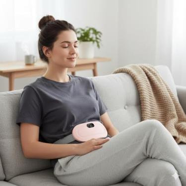 Imagem de Cinta de Aquecimento Elétrica para Cólica Menstrual com Vibração Relaxante