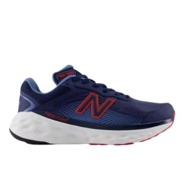 Imagem de New Balance Fresh Foam X 840 V1 Tênis de corrida masculino, Azul marinho/vermelho verdadeiro/azul heron, 8.5