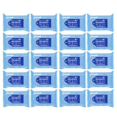 Imagem de Lenço Umedecido 400un geriátrico Banho Leito Higiene Corporal