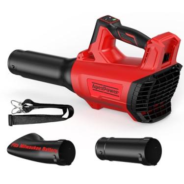 Imagem de Soprador de folhas sem fio para bateria máxima de 20 V, soprador de folhas sem escova de 650 CFM/160 MPH 26000 RPM sem fio com turbo e 4 modos de velocidade