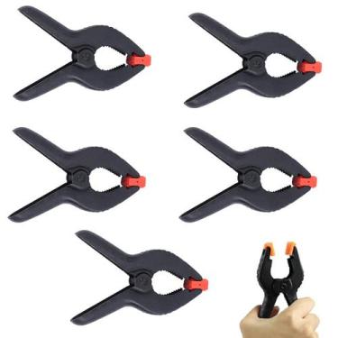 Imagem de Kit 5x Alicates Garra Mola 6" Braçadeira Fundos Fotográficos - Leizhou