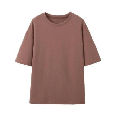 Imagem de Conjunto Feminino De Primavera Em 2 Peças, Camisetas Básicas Sólidas E