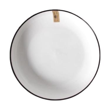 Imagem de ZYHSIJOBAS Tigelas de massa, pratos de aperitivos, prato de cerâmica, prato doméstico, conjunto de pratos chineses, prato de cerâmica, prato de salada, prato de frutas, pratos de jantar para festas