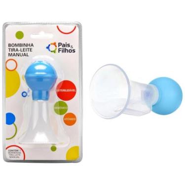 Imagem de Bombinha Tira Leite Manual - Pais e Filhos, Azul