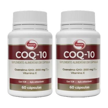 Imagem de Kit 2X: Coenzima Q10 CoQ10 Vitafor 60 Cápsulas
